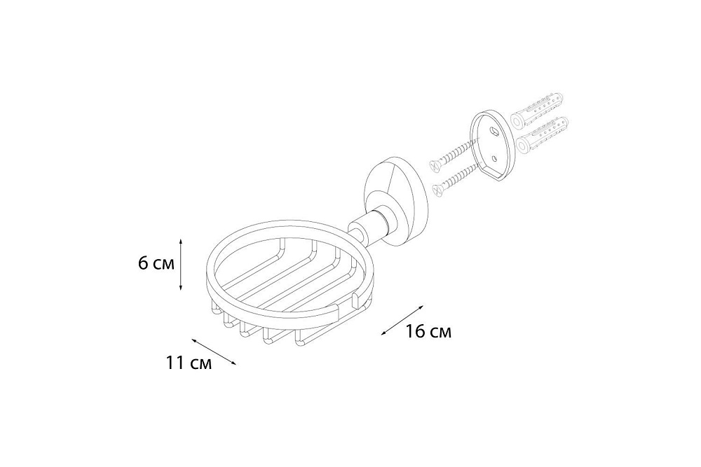 Мыльница FIXSEN EUROPA FX-21809 купить в интернет-магазине сантехники Sanbest