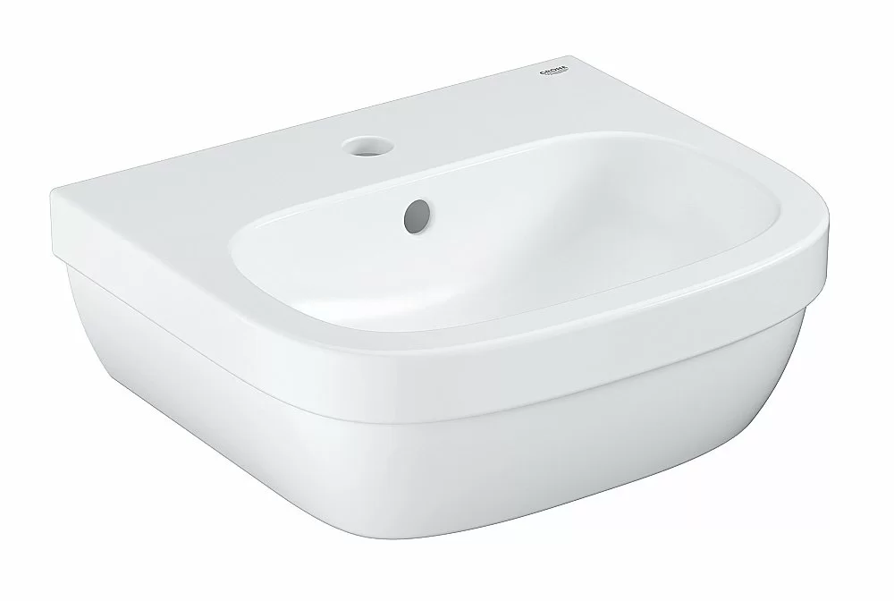 Раковина на полупьедестале Grohe Euro Ceramic альпин-белая купить в интернет-магазине Sanbest