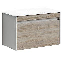 Тумба под раковину Sancos Smart SM80E дуб бардолино купить в интернет-магазине сантехники Sanbest