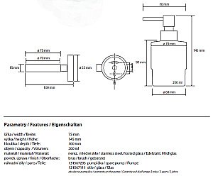 Диспенсер Bemeta Neo 104109115 купить в интернет-магазине сантехники Sanbest