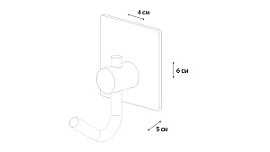 Крючок FIXSEN EQUIPMENT FX-560В купить в интернет-магазине сантехники Sanbest