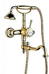 Смеситель для ванны Cezares GIUBILEO-VDFM2-03-24-золото купить в интернет-магазине сантехники Sanbest