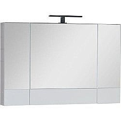 Зеркальный шкаф Aquanet Нота 100 белый купить в интернет-магазине сантехники Sanbest