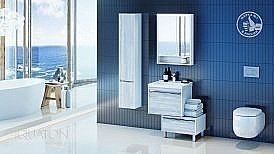 Тумба с раковиной Акватон Капри 60 бетон пайн для ванной в интернет-магазине Sanbest