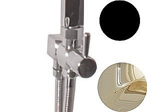Дивертор Rav-Slezak MD0708CMATZ черный матовый/золото для смесителя в интернет-магазине сантехники Sanbest