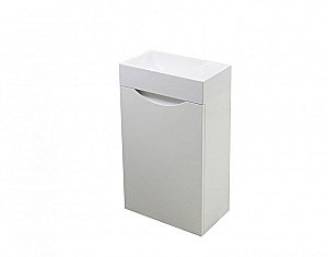 Тумба с раковиной Эстет Mini 40 белая для ванной в интернет-магазине Sanbest