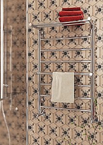 Полотенцесушитель водяной Terminus Анкона П8 500x801 с полкой купить в интернет-магазине сантехники Sanbest