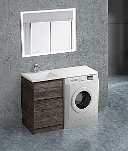 Тумба с раковиной BelBagno KRAFT-LVD 580/1200 Pino Pasadena для ванной в интернет-магазине Sanbest