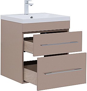 Тумба с раковиной Aquanet Верона 304536 60 капучино для ванной в интернет-магазине Sanbest