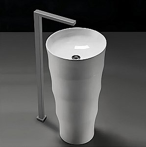 Напольная раковина CeruttiSpa Alessia 42 CT7834 белая купить в интернет-магазине Sanbest