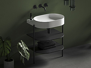 Раковина Ravak Yard 600 XJX0E060000 белый матовый купить в интернет-магазине Sanbest