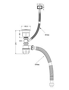 Кухонная мойка D&K 60х45 DKS604506 графит купить в интернет-магазине сантехники Sanbest