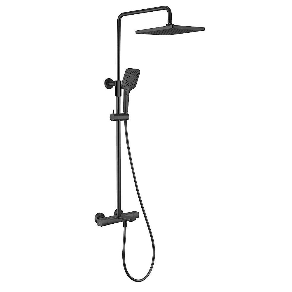 Душевая система Vincea Next VSFS-1N1TMB черная матовая купить в интернет-магазине сантехники Sanbest