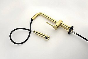 Смеситель для кухни Paulmark Neo Ne214419-LG  светлое золото купить в интернет-магазине сантехники Sanbest