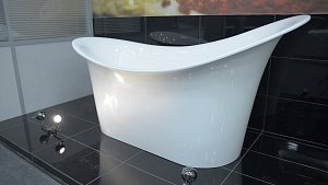 Ванна акриловая Lagard Tiffany White Star 175х82.5 белая купить в интернет-магазине Sanbest