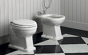 Унитаз приставной SIMAS Londra LO901, белый купить в интернет-магазине Sanbest