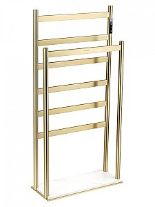 Полотенцесушитель электрический напольный WONZON & WOGHAND ESSEN, Брашированное золото (WW-A407-BG) купить в интернет-магазине сантехники Sanbest