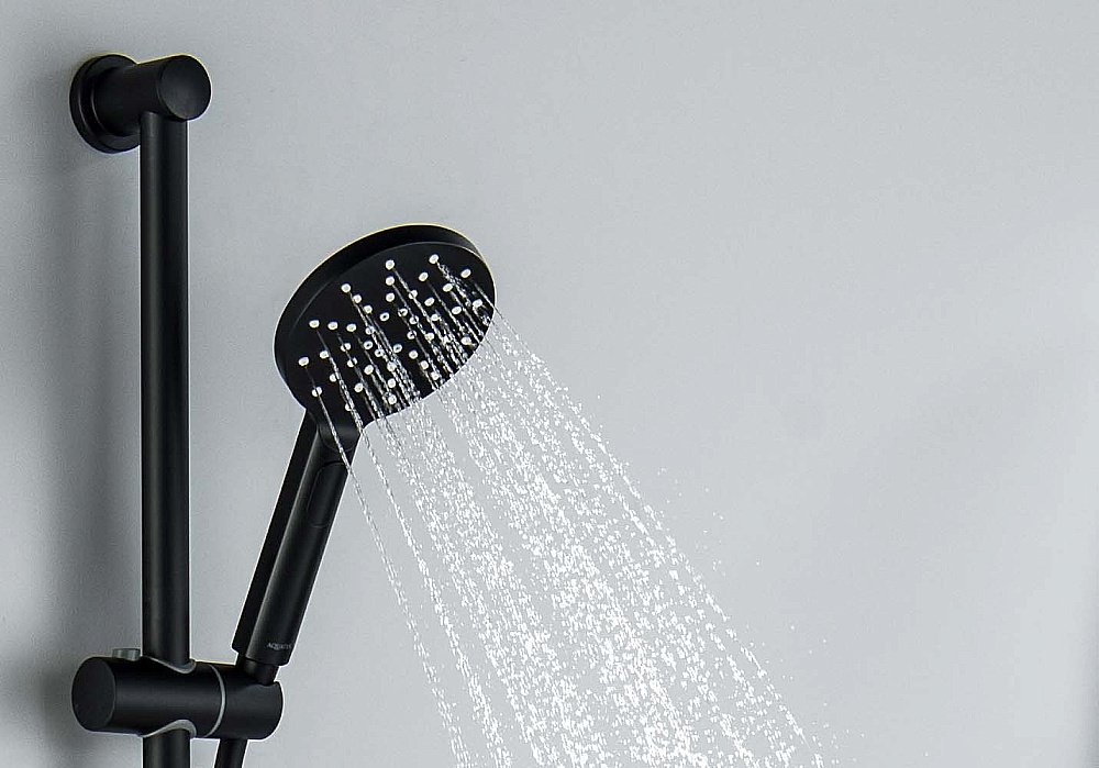 Душевой гарнитур Aquatek Оберон AQ2016MB черный матовый купить в интернет-магазине сантехники Sanbest