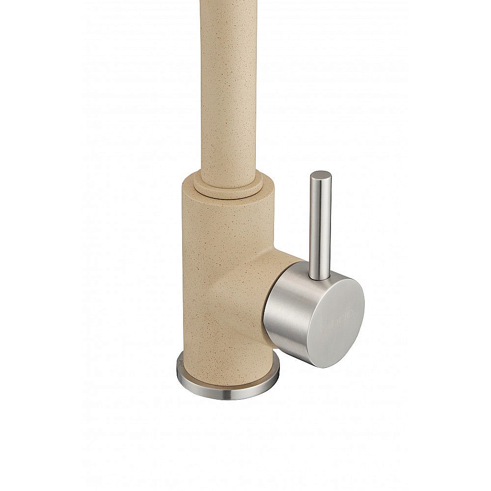 Смеситель для кухни Milacio Ultra MCU.555.BG бежевый/хром купить в интернет-магазине сантехники Sanbest