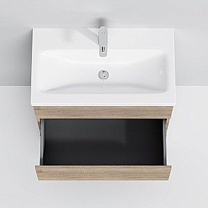 Тумба с раковиной AM.PM Gem S 75 светлый дуб для ванной в интернет-магазине Sanbest