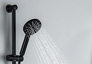 Душевой гарнитур Aquatek Оберон AQ2016MB черный матовый купить в интернет-магазине сантехники Sanbest