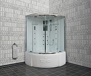 Душевая кабина Timo Lux T-7735 Fabric Glass 135х135 купить в интернет-магазине Sanbest