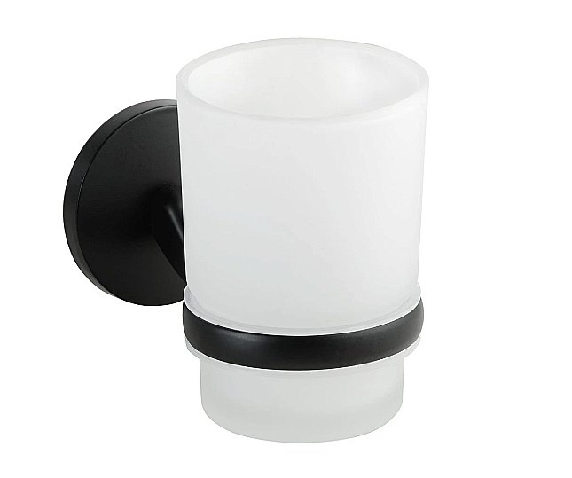 Стакан для зубных щеток Bemeta Nox 102410010 черный матовый купить в интернет-магазине сантехники Sanbest