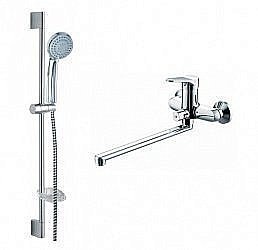 Душевой набор 2 В 1 Bravat ECO F00414C купить в интернет-магазине сантехники Sanbest