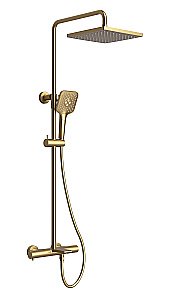 Душевая система Kaiser Serio 05382-3 золото брашированное купить в интернет-магазине сантехники Sanbest