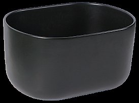 Раковина SantiLine 45,5 SL-1113MB черная матовая купить в интернет-магазине Sanbest