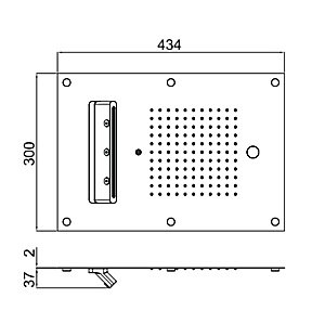 Верхний душ Carimali MyDream 23079XN-CRX купить в интернет-магазине сантехники Sanbest