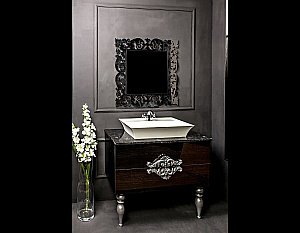 Зеркало Armadi Art Caprice поталь серебро 80 в ванную от интернет-магазине сантехники Sanbest