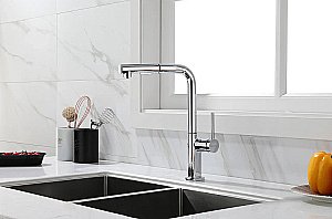 Смеситель для кухни Paulmark Neo Ne214419-CR хром купить в интернет-магазине сантехники Sanbest