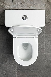 Унитаз-компакт Allen Brau Priority 3 4.31006.20 белый, безободковый, с крышкой микролифт купить в интернет-магазине Sanbest