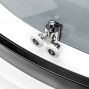 Душевой уголок NEW TRENDY NEW VARIA BLACK 80x80 K-0565 стекло прозрачное/профиль черный купить в интернет-магазине Sanbest