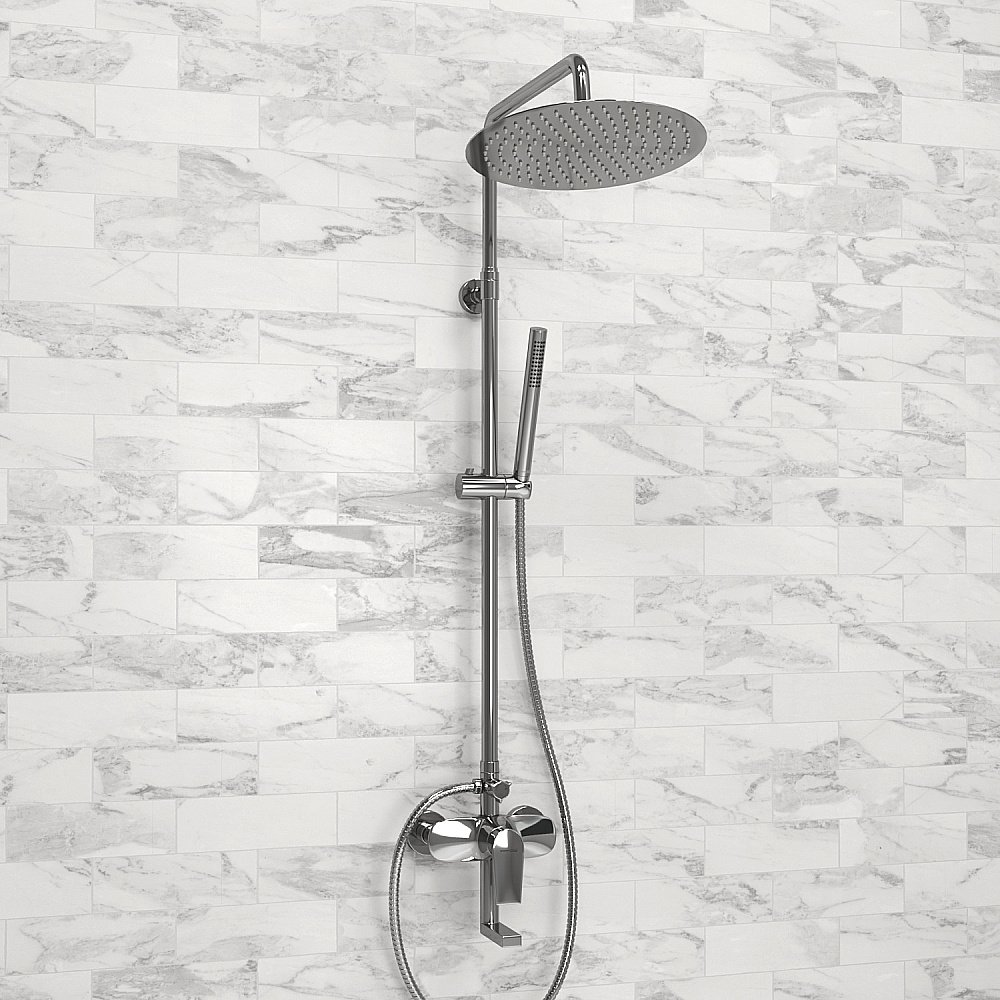 Душевая система WasserKRAFT A166.116.137.010.CH хром купить в интернет-магазине сантехники Sanbest