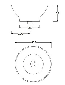 Раковина накладная Artceram WASHBASINS FUORI 1 43 купить в интернет-магазине Sanbest