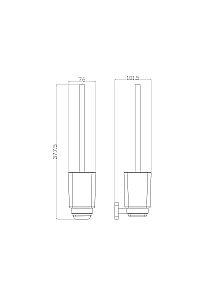 Туалетный ершик в комплекте WONZON & WOGHAND STILL, Хром (WW-6629) купить в интернет-магазине сантехники Sanbest