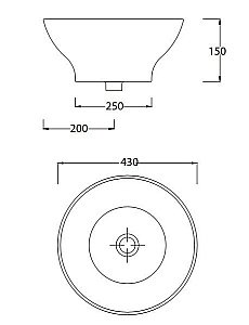 Раковина накладная Artceram Fuori 43 TFL002 01 00 белая купить в интернет-магазине Sanbest