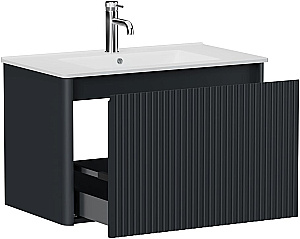 Тумба с раковиной и столешницей Allen Brau Gravity 80 1.370017.AM антрацит матовый для ванной в интернет-магазине Sanbest