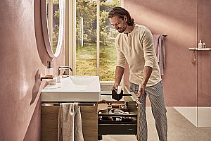 Диспенсер Hansgrohe AddStoris 41745000 хром купить в интернет-магазине сантехники Sanbest