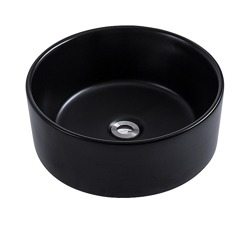 Раковина накладная Gid Esfera 40 Bm9011 53368 черная матовая купить в интернет-магазине Sanbest