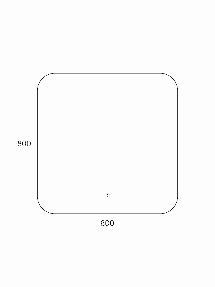 Зеркало Taliente Zled TA-Zled-B8080 80 в ванную от интернет-магазине сантехники Sanbest