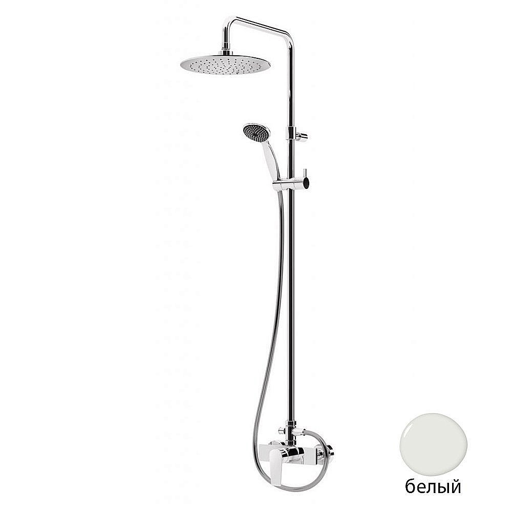Душевая система Cezares Nautic CD-BIO белая матовая купить в интернет-магазине сантехники Sanbest
