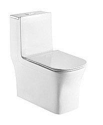Унитаз моноблок WeltWasser WW GLANBACH 001 GL-WT купить в интернет-магазине Sanbest