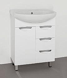 Тумба под раковину Style Line Жасмин 65 белая купить в интернет-магазине сантехники Sanbest