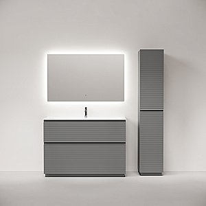 Тумба с раковиной Sancos FOLK Floor FL120FES/CN7017 120 Ergraut soft для ванной в интернет-магазине Sanbest