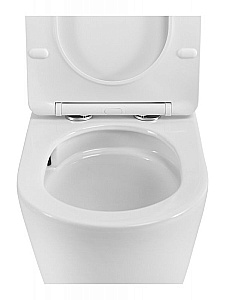 Унитаз напольный CEZARES STYLUS-TOR CZR-538-CP-TOR/SC безободковый, смыв торнадо, с бачком, с крышкой микролифт, белый купить в интернет-магазине Sanbest