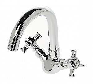 Смеситель для раковины Agger Retro-X A1701100 хром купить в интернет-магазине сантехники Sanbest