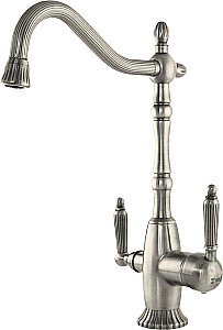 Смеситель для кухни Zorg Sanitary ZR 349 YF Сатин купить в интернет-магазине сантехники Sanbest